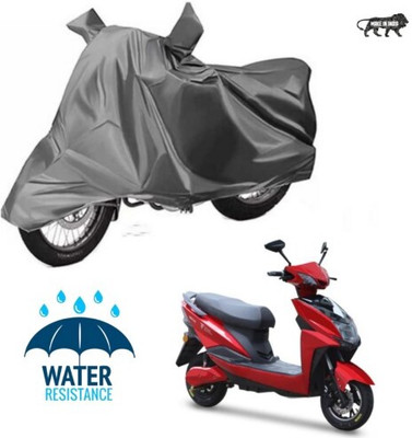 JSJINSIL Waterproof Two Wheeler Cover for Techo Electra(Raptor, Grey)