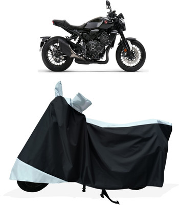 Tricway Two Wheeler Cover for Honda(CB 1000R, White)