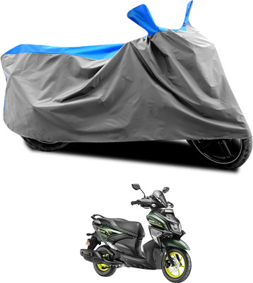 PAGORA Waterproof Two Wheeler Cover for Yamaha(Cygnus Ray ZR, Grey, Blue)