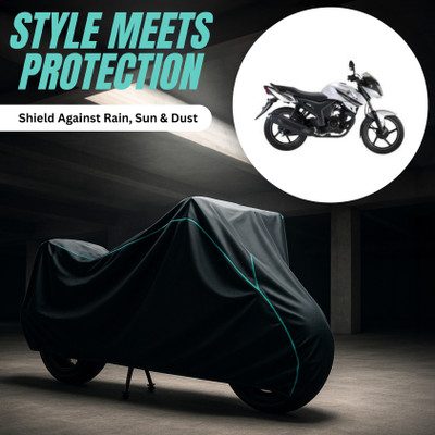 AUCTIMO Two Wheeler Cover for Yamaha(SZ X, Multicolor)
