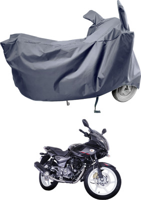 Amexride Two Wheeler Cover for Bajaj(Pulsar 220 DTS-i, Grey)