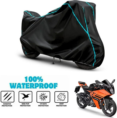 SnehaSales Waterproof Two Wheeler Cover for KTM(RC 125, Black)