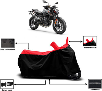 Amexride Two Wheeler Cover for KTM(790 Duke BS6, Red)