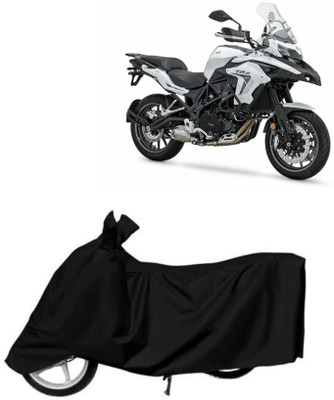 Mangal Waterproof Two Wheeler Cover for Benelli(TRK 502, Black)
