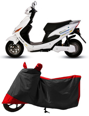 GROFATIK Two Wheeler Cover for Hero(Electric Cruz, Red)