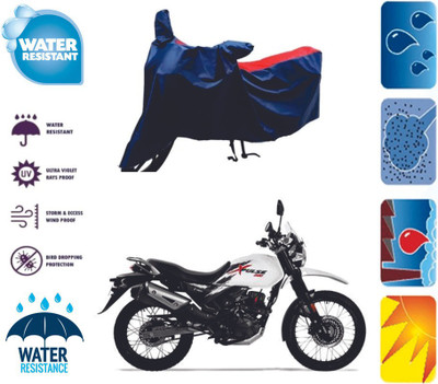 AUTOCAD Waterproof Two Wheeler Cover for Hero(MotoCorp XPulse 200T, Red, Blue)