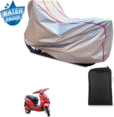 GOSHIV-car and bike accessories Waterproof Two Wheeler Cover for Hero(Electric Photon BS6, Silver)