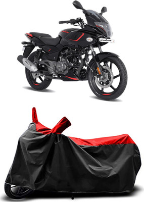Fastak Two Wheeler Cover for Bajaj(Pulsar 180F, Red)
