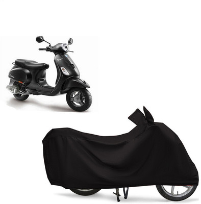 EGAL Two Wheeler Cover for Piaggio(BS6, Black)