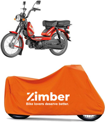 THE REAL ARV Two Wheeler Cover for TVS(XL 100, Orange)