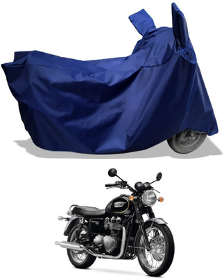 Amexride Two Wheeler Cover for Triumph(Bonneville T120 Black, Blue)