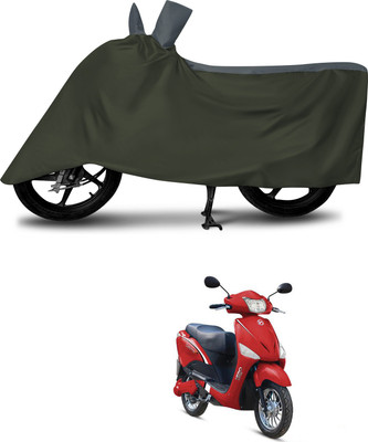 DeepShakshi AUTOMOTIVE Waterproof Two Wheeler Cover for Hero(Electric Optima BS6, Multicolor)