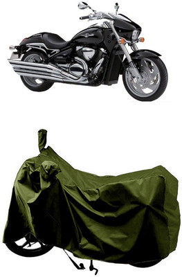 SUGASHRI Waterproof Two Wheeler Cover for Suzuki(Intruder M1800R, Green)