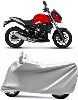 XOCAVO Two Wheeler Cover for Mahindra(MOJO XT 300, Silver)