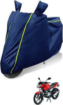 MOCKHE Waterproof Two Wheeler Cover for Bajaj(Pulsar 135 LS DTS-i, Blue)