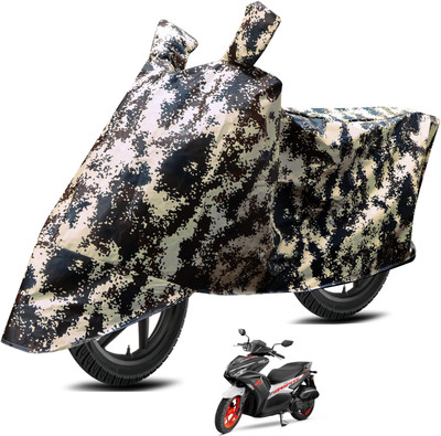 Euro Care Waterproof Two Wheeler Cover for Yamaha(Aerox 155 Maxi, Silver)
