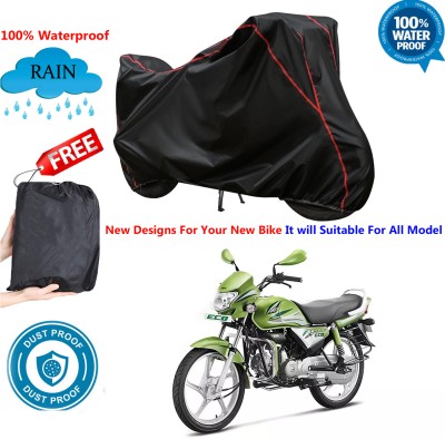 AutoGalaxy Waterproof Two Wheeler Cover for Hero(HF Deluxe, Black)