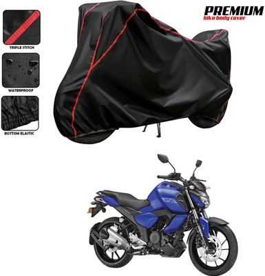 SThanaveX Two Wheeler Cover for Yamaha(FZ-S Fi Version 3.0, Black)