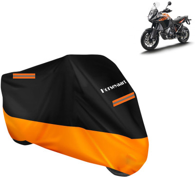 Horseyaart Waterproof Two Wheeler Cover for KTM(1050 Adventure BS6, Orange)