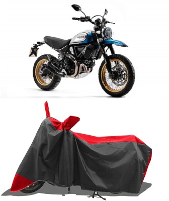 SPECTUS Two Wheeler Cover for Ducati(Scrambler 1200 BS6, Red)