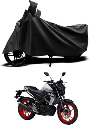 ANTHUB Two Wheeler Cover for Yamaha(Black)