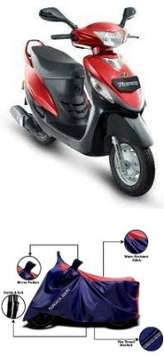 gurukul mart Waterproof Two Wheeler Cover for Mahindra(Mojo UT 300, Black)