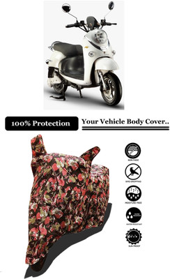 Amexride Two Wheeler Cover for Evolet(Polo, Multicolor)