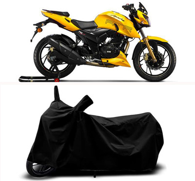RABABLI Waterproof Two Wheeler Cover for TVS(Apache RTR 310, Black)
