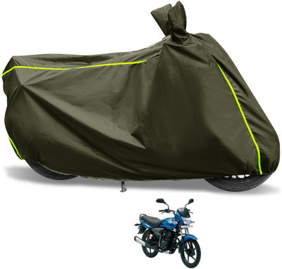 Euro Care Waterproof Two Wheeler Cover for Bajaj(Platina 125, Green)