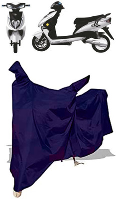 Amexride Two Wheeler Cover for Kinetic(Zing, Blue)