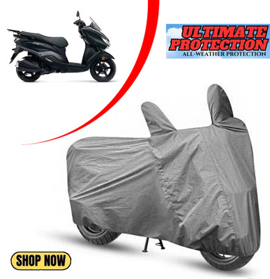 PAGORA Waterproof Two Wheeler Cover for Suzuki(Burgman Electric, Grey)