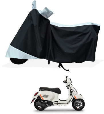 Tricway Two Wheeler Cover for Vespa(GTS Super 125 BS6, White)