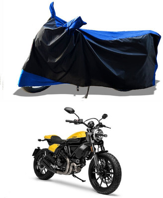 DeepShakshi AUTOMOTIVE Waterproof Two Wheeler Cover for Ducati(Scrambler 1100, Blue)