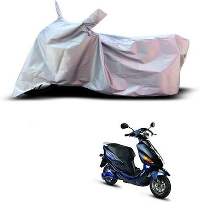 Varnwal E Commerce Waterproof Two Wheeler Cover for Hero(Electric Cruz, Silver)