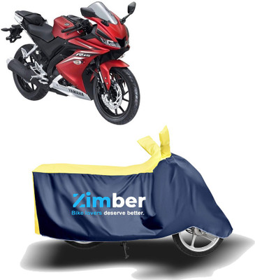 THE REAL ARV Two Wheeler Cover for Yamaha(YZF R15 V3.0, Yellow, Blue)
