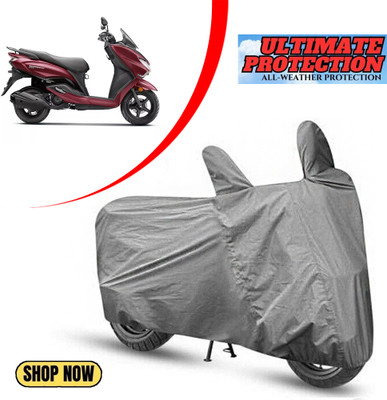 PAGORA Waterproof Two Wheeler Cover for Suzuki(Burgman Street, Grey)