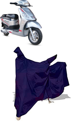Amexride Two Wheeler Cover for Hero Electric(Electric NYX e5, Blue)