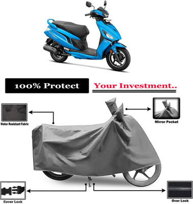 Amexride Two Wheeler Cover for Hero(Maestro Edge, Grey)