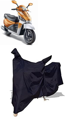 Amexride Two Wheeler Cover for Mahindra(Gusto 125 BS6, Black)