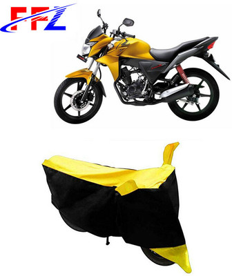 FFZ Waterproof Two Wheeler Cover for Honda(CB Twister, Black, Yellow)