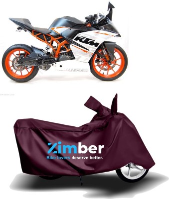 THE REAL ARV Two Wheeler Cover for KTM(RC 390, Maroon)