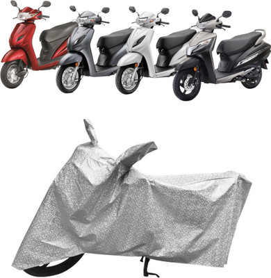 NG Auto Front Two Wheeler Cover for Honda(Activa 5G, Silver)