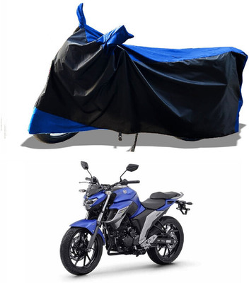 DeepShakshi AUTOMOTIVE Waterproof Two Wheeler Cover for Yamaha(FZ25, Blue)