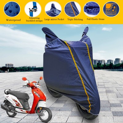 GARREGE Waterproof Two Wheeler Cover for Honda(Activa i, Blue)