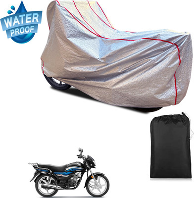 PAGORA Waterproof Two Wheeler Cover for Honda(CD 110 Dream, Silver)