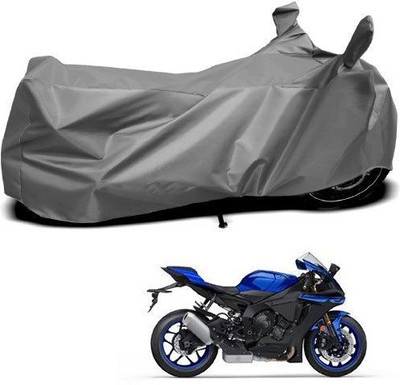 DeepShakshi AUTOMOTIVE Waterproof Two Wheeler Cover for Yamaha(YZF R1, Grey)