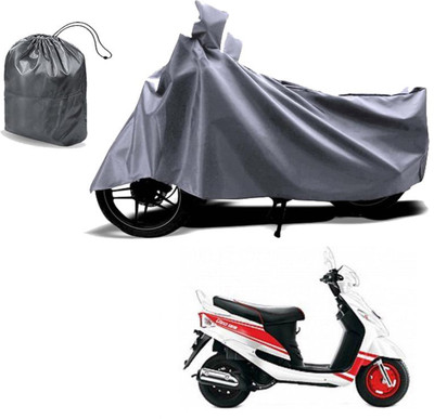 Autoinnovation Waterproof Two Wheeler Cover for Mahindra(Rodeo RZ, Grey)