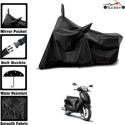 KEDIT Two Wheeler Cover for Suzuki(Access, Black)