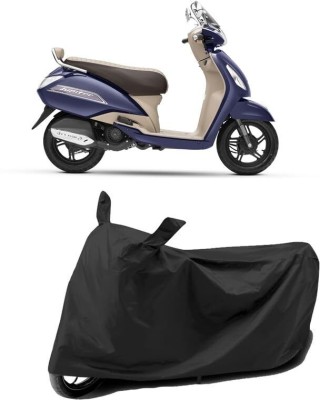 KEDIT Two Wheeler Cover for TVS(Jupiter classic, Black)