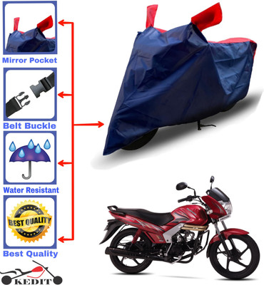 KEDIT Two Wheeler Cover for Mahindra(Centuro Rockstar, Red, Blue)